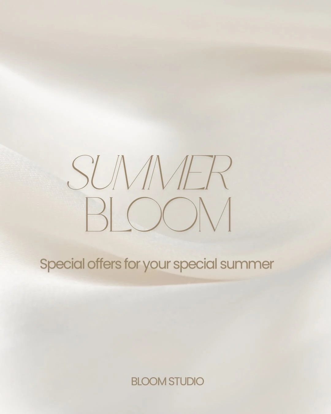 Summer Bloom, offres d'été de Bloom Studio